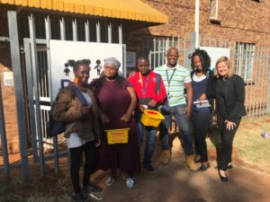 Mendenhall at launch of Soweto project