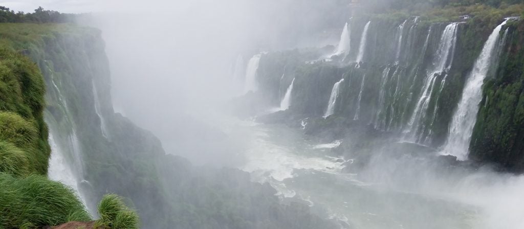 Landscape of waterfall.