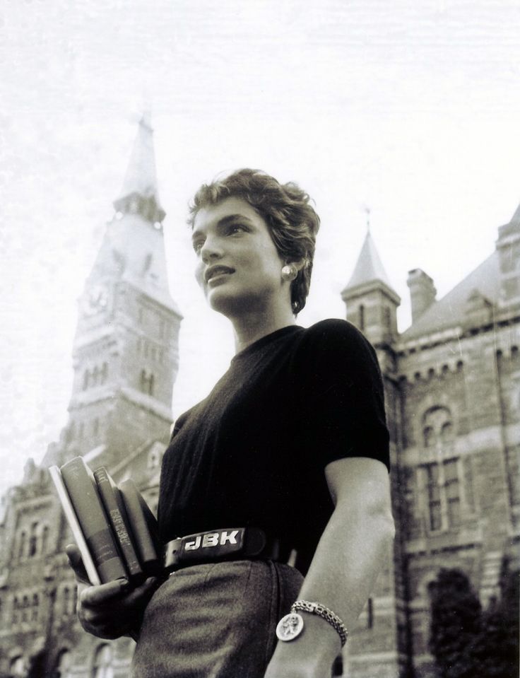 Jacqueline Kennedy at Georgetown University 