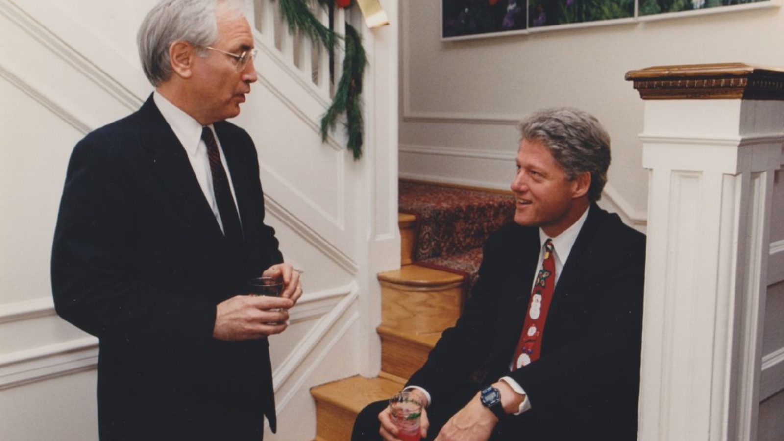 Phillip Verveer and Bill Clinton