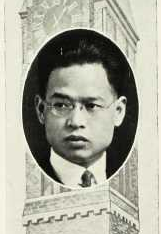 Photograph of man from 1924 yearbook.