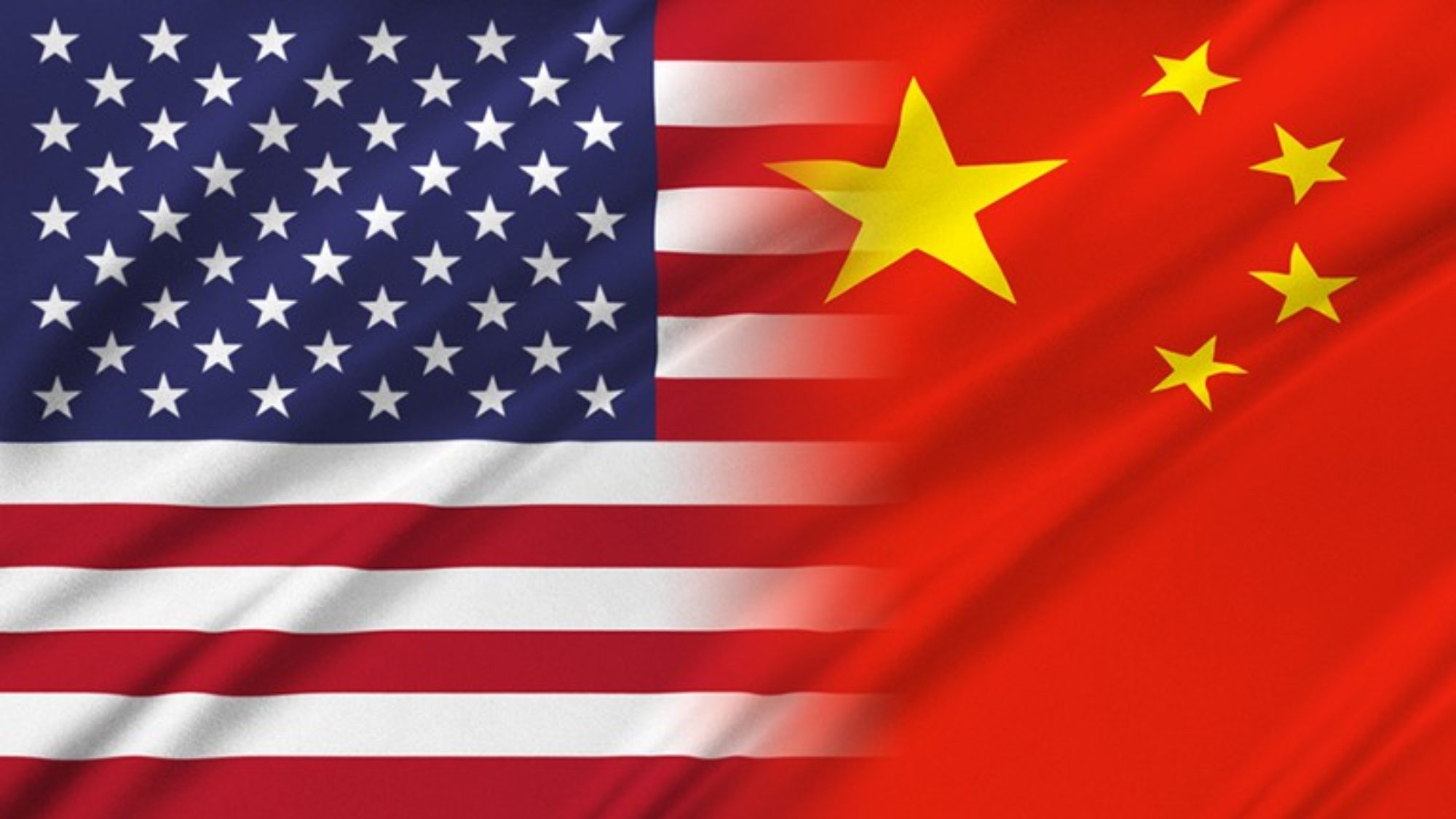 US-China flag mixed