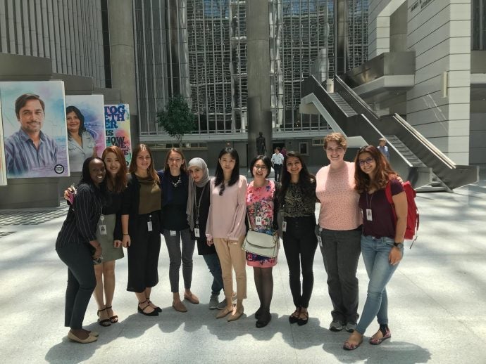 Group of people posing for a photo.