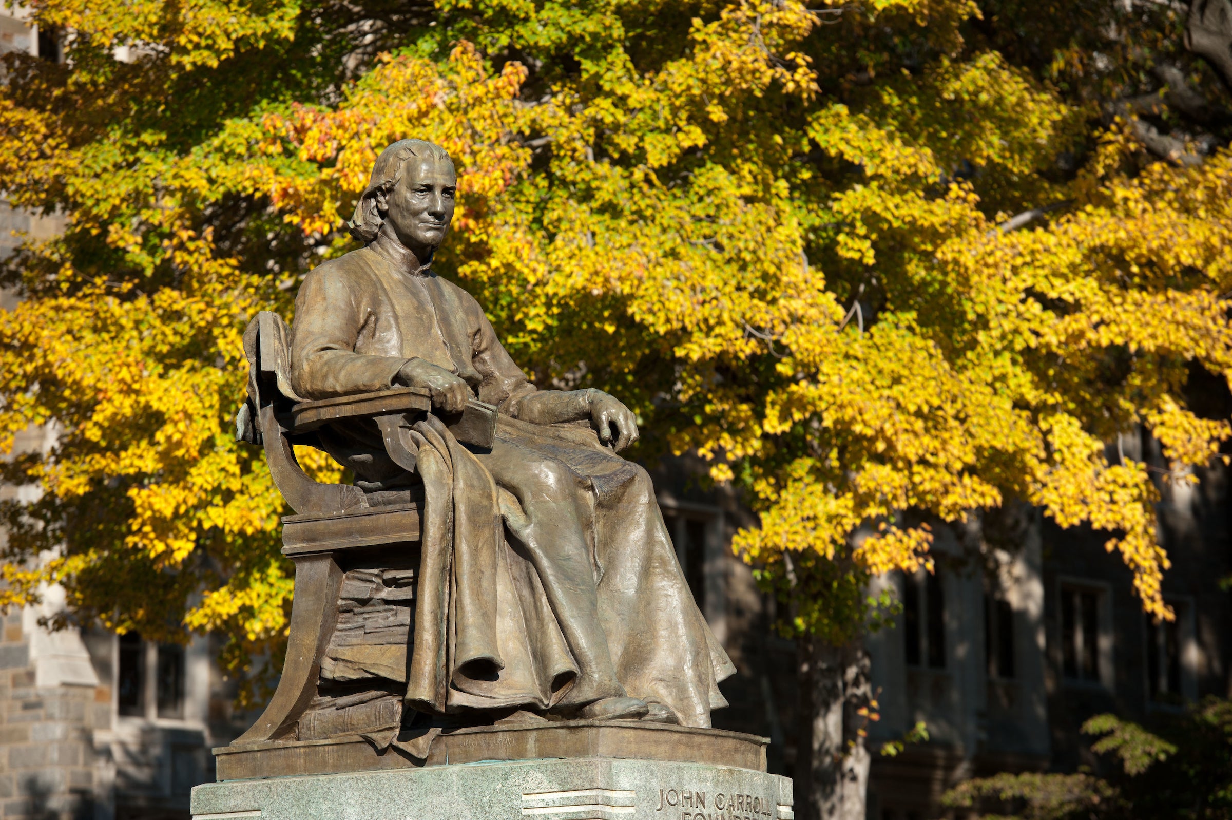 John Carroll Statue