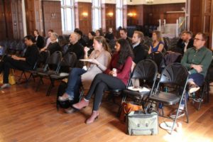 Students in Copley Lounge