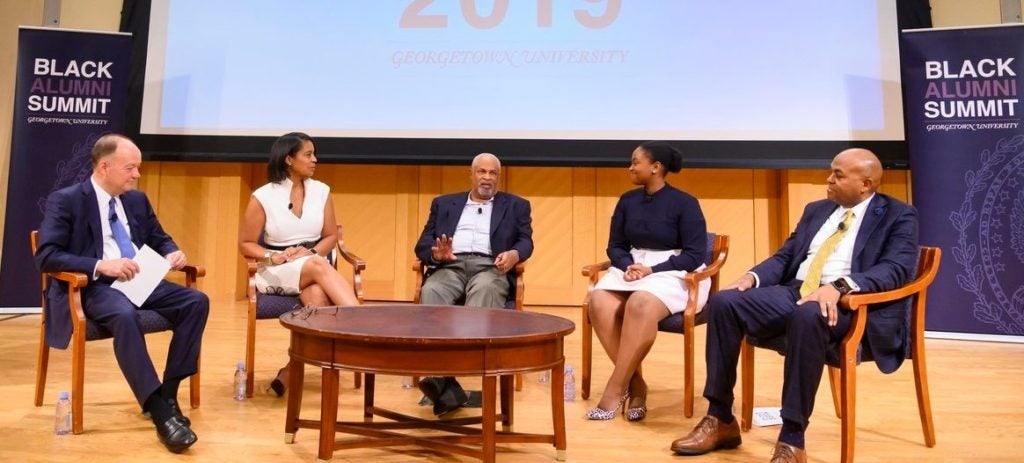 Elizabeth Nalunga on Black Alumni Summit panel