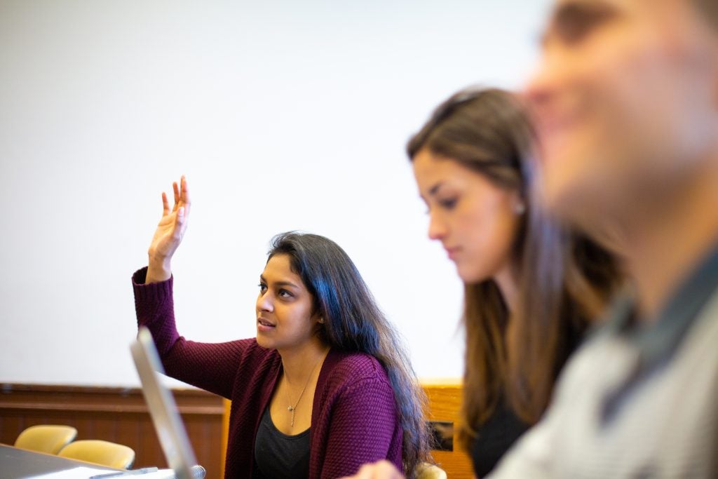 Students in classroom