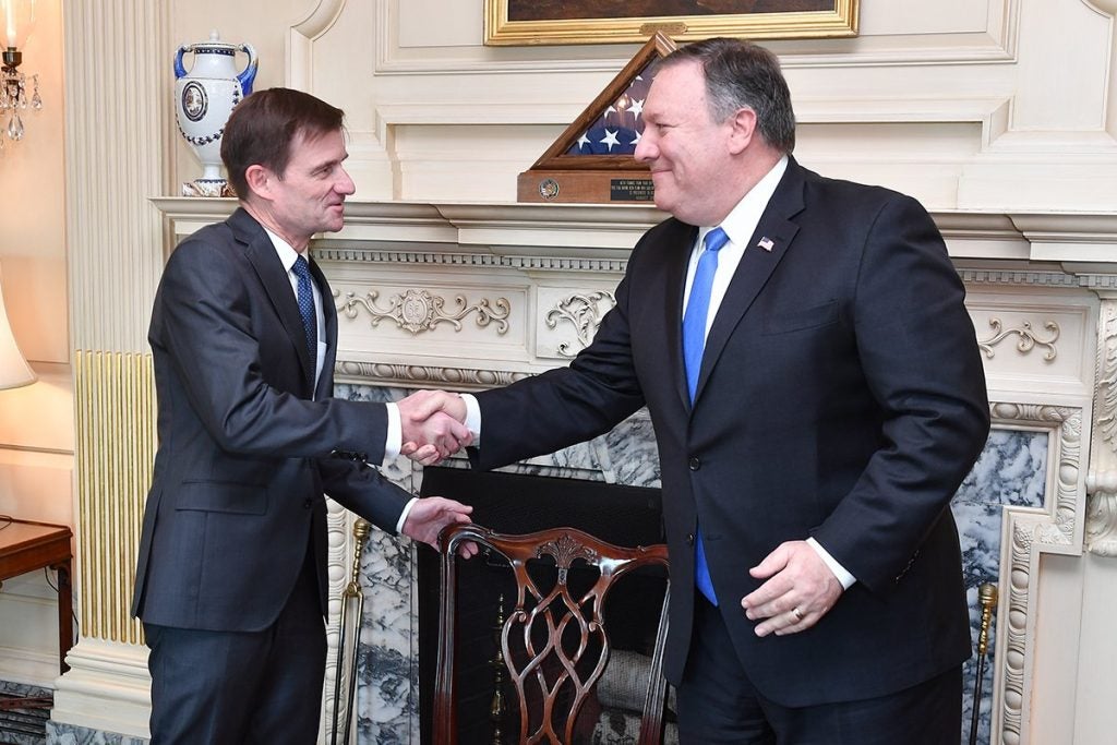 Ambassador David Hale swearing-in