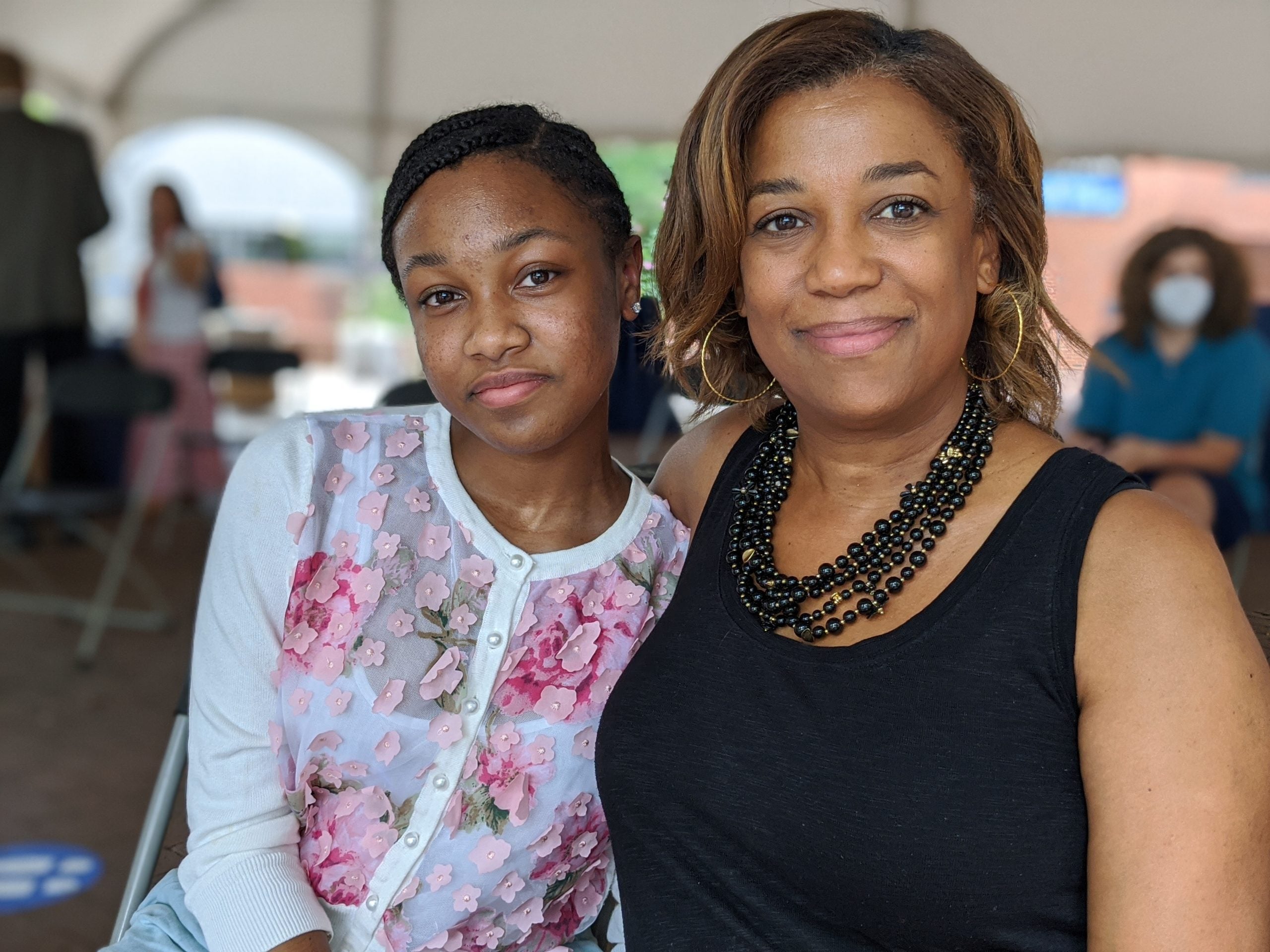 Photo of Eden Parker and her mother