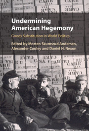 Book cover of Undermining American Hegemony: Goods Substitution in World Politics.
