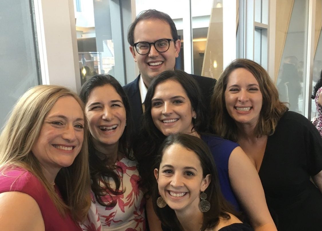 SSP staff and faculty pose for a selfie.