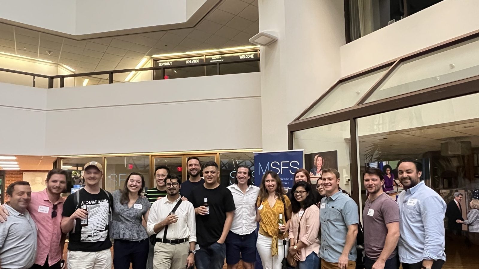 A group of MSFS alumni.