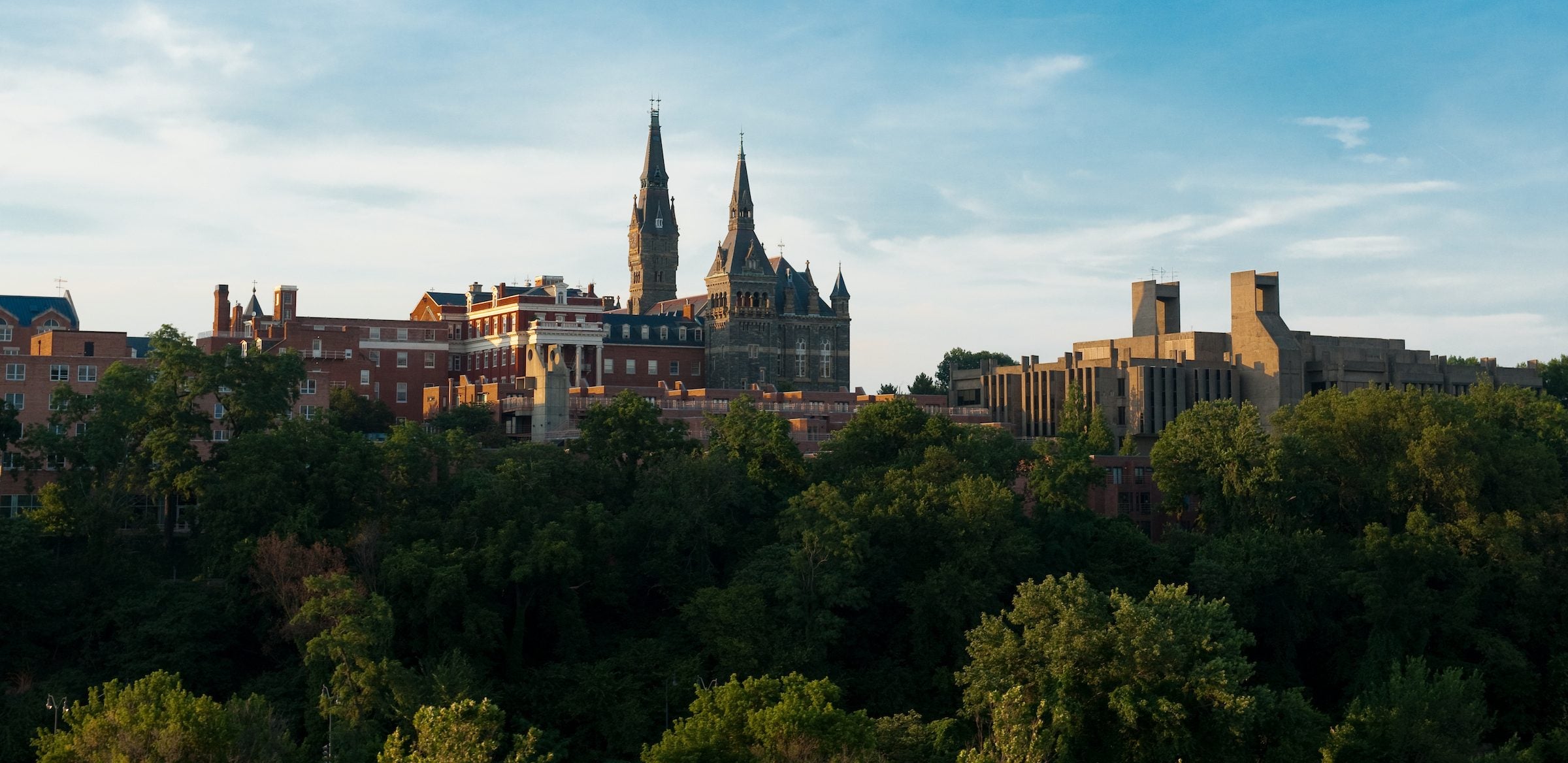 Georgetown University skyline