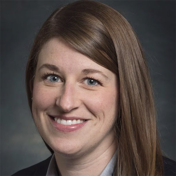 Headshot of dean Polly Robey