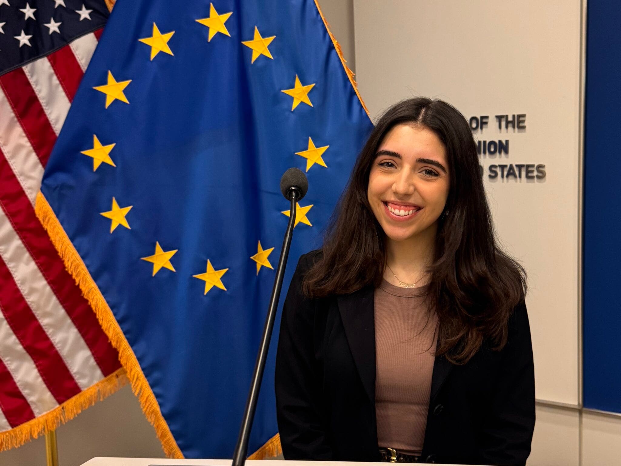 Sophia Athan (MAGES’25) explores transatlantic technology policy and international diplomacy
