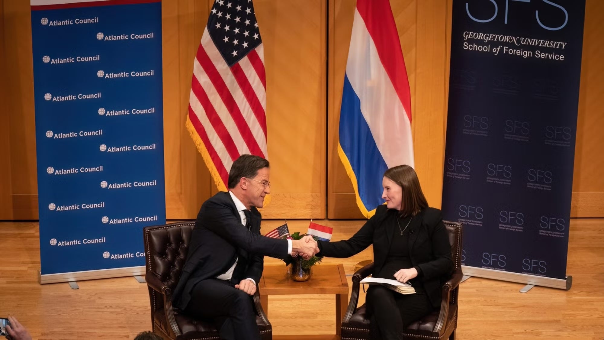 Prime Minister of the Netherlands Mark Rutte Calls for Russia to Be Held Accountable for Acts in Ukraine at SFS Event