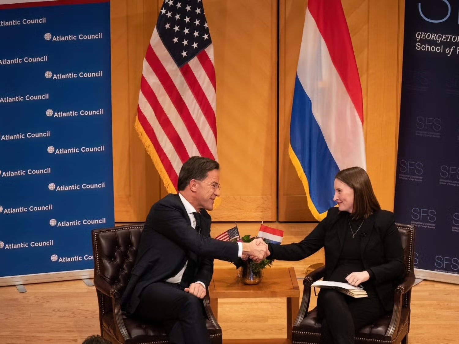 Prime Minister of the Netherlands Mark Rutte Calls for Russia to Be Held Accountable for Acts in Ukraine at SFS Event