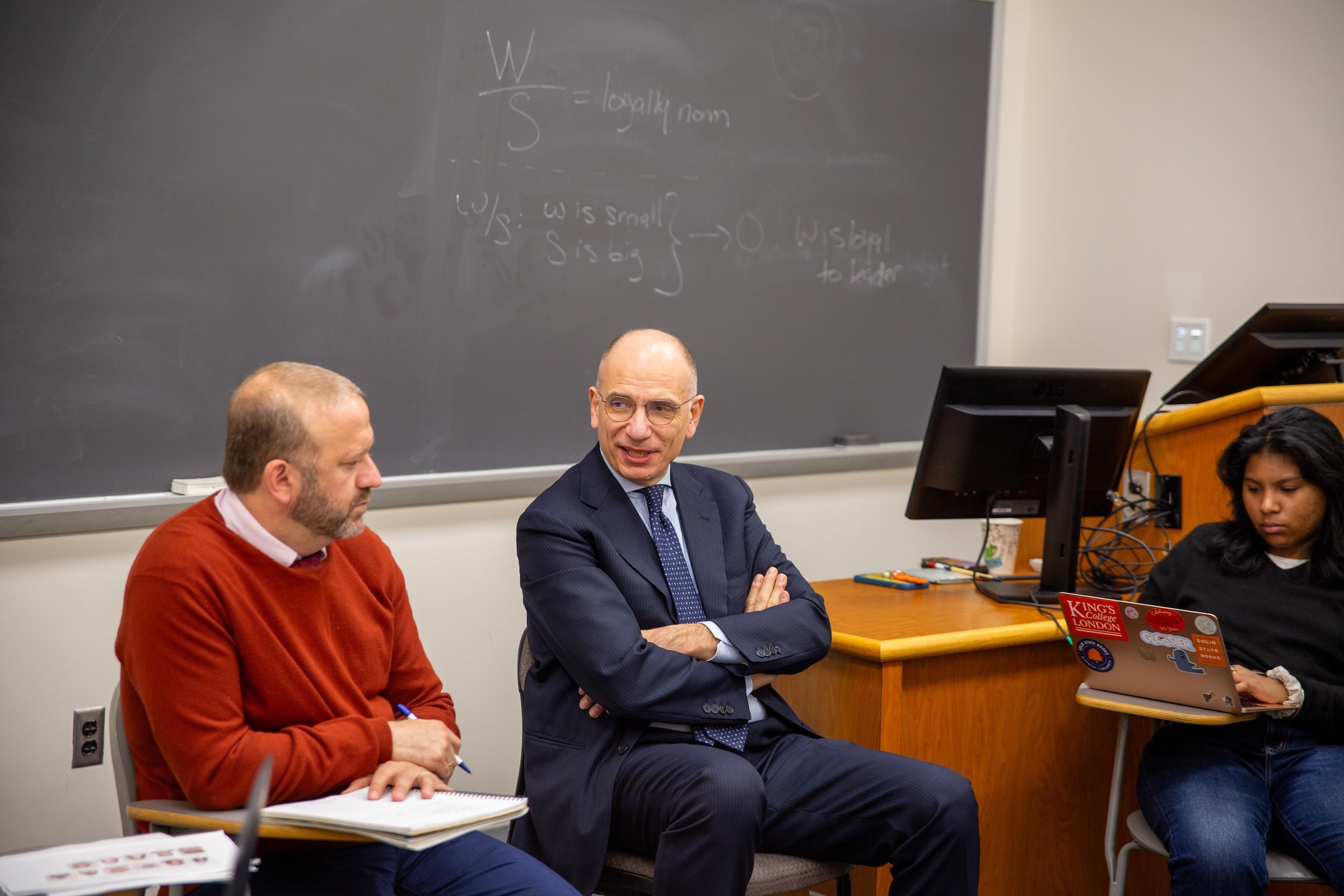 Former Italian Prime Minister Enrico Letta brings EU expertise to the Hilltop