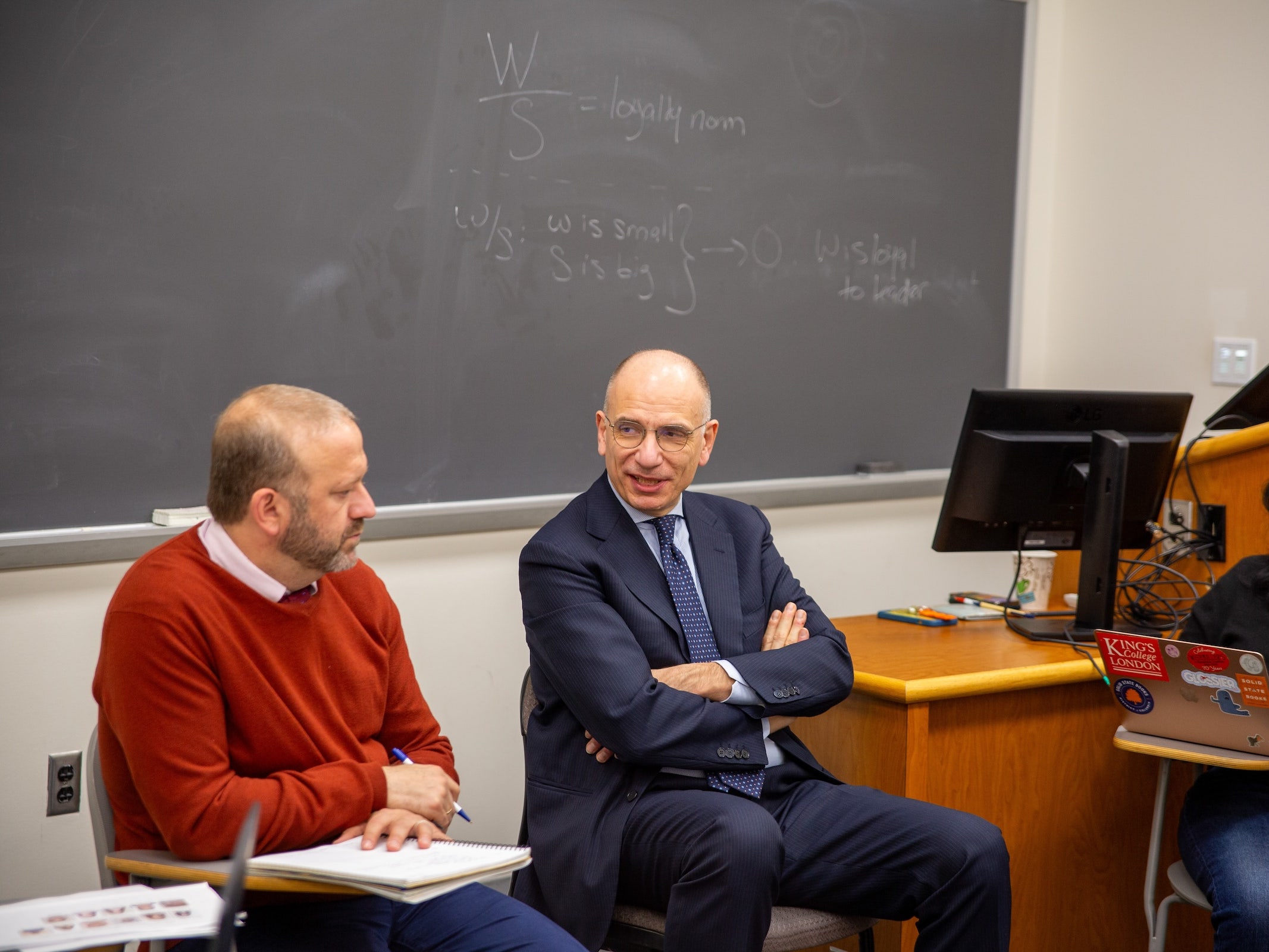 Former Italian Prime Minister Enrico Letta brings EU expertise to the Hilltop