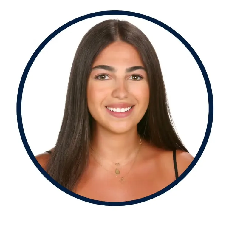 Rawan Chaker smiling.