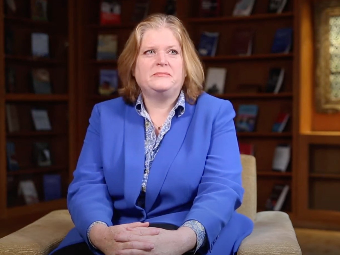 Former Assistant Secretary of State for Population, Refugees and Migration Anne Richard (SFS’82)