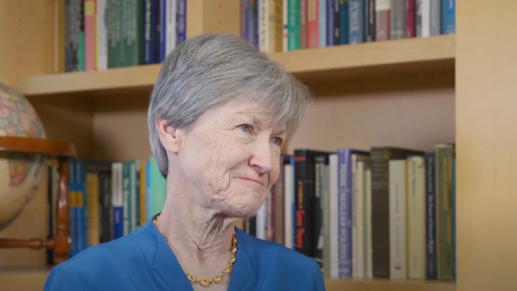 Photo of Patricia Brenner talking