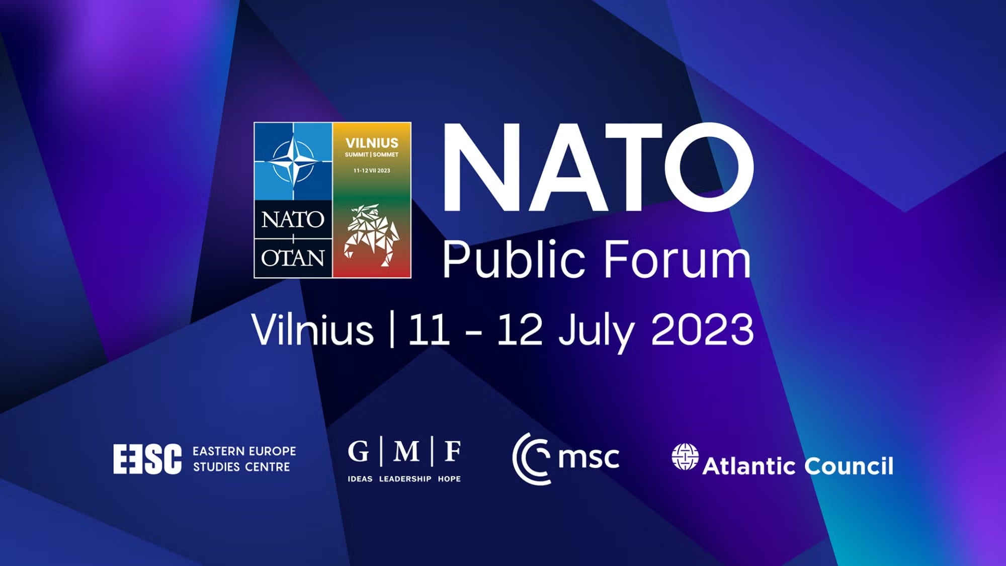 NATO Public Forum: Vinius 11-12 July 2023.