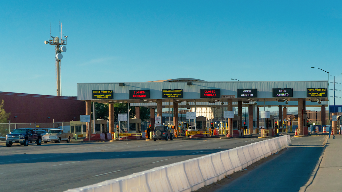 Checkpoint on the highway