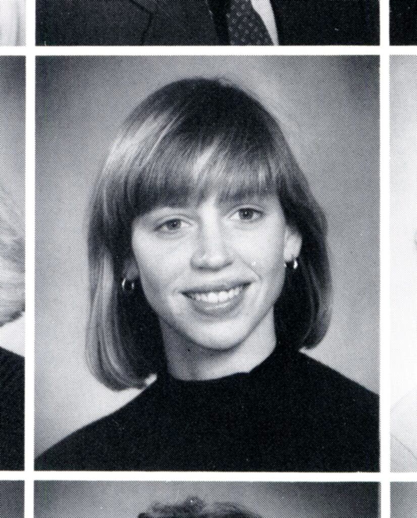 Julie Fette 1989 yearbook