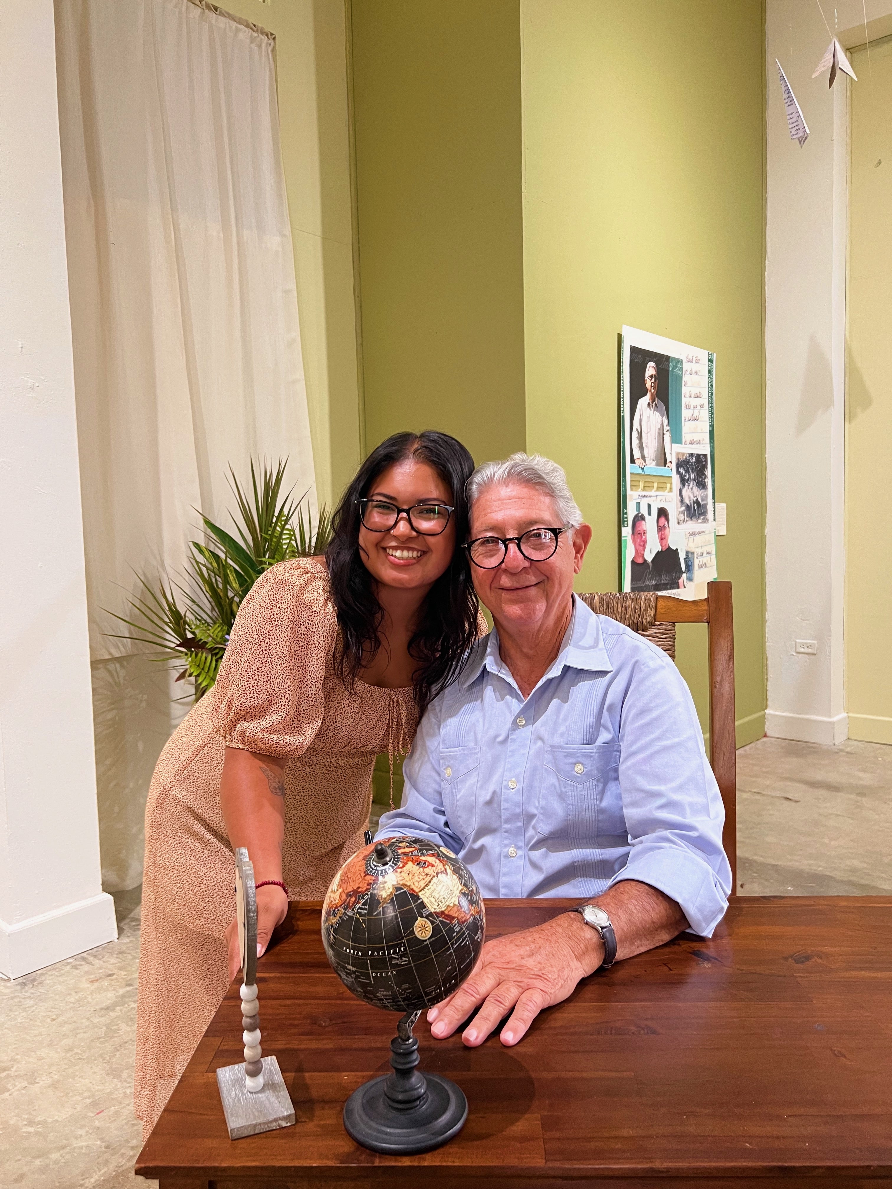 Priscila Putzulu and Alexis Massol González, co-founder of Casa Pueblo