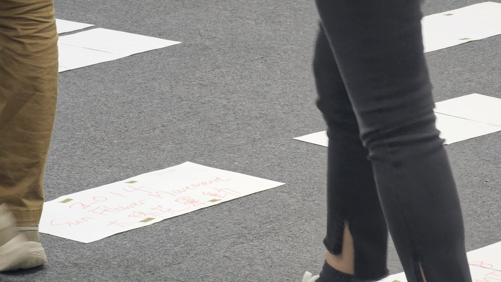 People crossing on the street