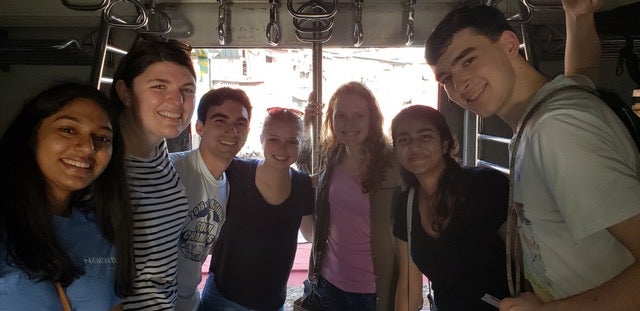 Group of people posing for a photo.